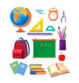 school subjects set vector image