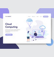 cloud computing concept vector image