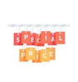 special price badge design flat vector image