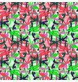 abstract hand drawn brush splash seamless pattern vector image vector image