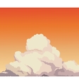 sky sunset cloud design graphic vector image