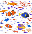 undersea seamless pattern vector image