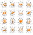 media icons vector image