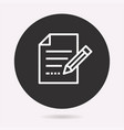 business report - icon vector image