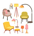furniture for home and office interior chair vector image vector image