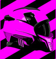 helmet template for graphic design needs vector image