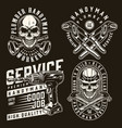 blue collar worker labels vector image