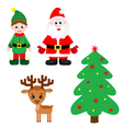 christmas set vector image