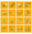 thin line web icons vector image vector image