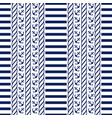 nautical seamless pattern vector image vector image