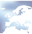 political map of europe abstract blurred vector image