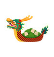 chinese dragon boat race festival with rice vector image