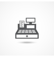 cash register icon vector image vector image