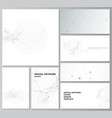 layouts social network mockups for cover vector image