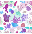 succulents seamless pattern vector image
