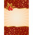 christmas background vector image vector image