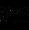 stars on black night background vector image