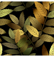 seamless branch pattern vector image vector image