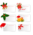 set of winter christmas banners vector image vector image