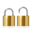 padlock icon vector image