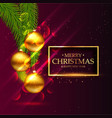 awesome christmas festival seasonal greeting card vector image