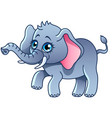 Dancing baby elephant Royalty Free Vector Image