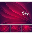 curvy abstract background vector image