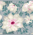 floral seamless pattern graden flower bouquet vector image