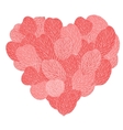 background of pink flower petals vector image vector image