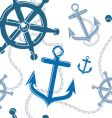 nautical pattern vector image vector image