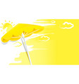 summer sunny background vector image
