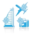 icon of trip vector image