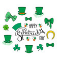 saint patrick s day elements vector image