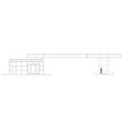 gas station orthography vector image