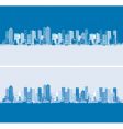 day and night cityscape background vector image
