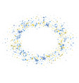abstract colorful confetti background isolated vector image vector image