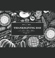 happy thanksgiving day design template vector image