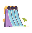 water slides vector image vector image