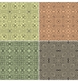set of seamless ethnic pattern vector image