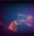 abstract violet mesh background vector image