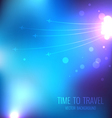 blue travel background with airplanes vector image vector image