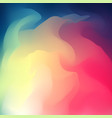 abstract creative fluid multicolored blurred vector image