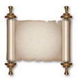 ancient scroll with handles vector image