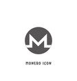 monero cryptocurrency icon simple flat style vector image vector image