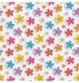 abstract flower vector image vector image