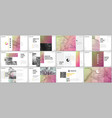 minimal presentations design portfolio vector image