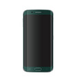 new version of modern smartphone with blank white vector image vector image