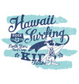 cute dog kids surfing team vector image vector image