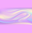 rainbow pastel background holographic colorful vector image