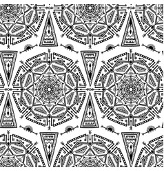 Creative seamless pattern Royalty Free Vector Image